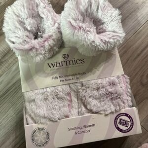 New Warmies Microwavable Slippers Size 6-10
